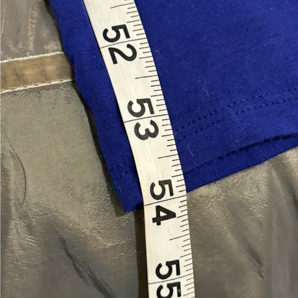 Long Blue Maxi Dress with Long Slit - Picture 7 of 7